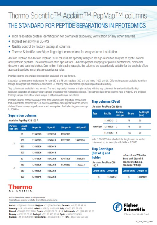 Thermo Scientific Acclaim PepMAp