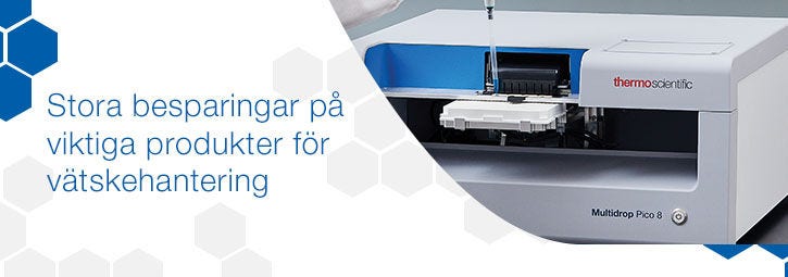 Stora besparingar på  viktiga produkter för  vätskehantering