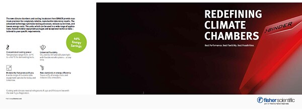 Redefining Climate Chambers Brochure Image