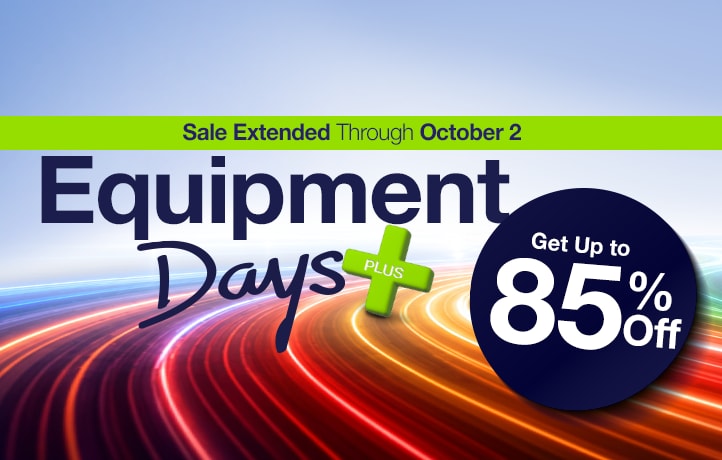 Shop our Equipment Days sale for more products and bigger savings.