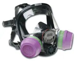 Vollgesichts-Atemschutzmaske mit Luftreinigung