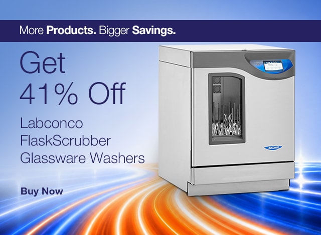 Get 41% off Labconco FlaskScrubber Glassware Washers. 