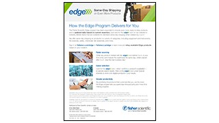 Fisher Scientific Edge Flyer