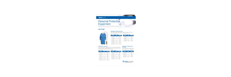 Fisherbrand Personal Protective Equipment Data Sheet