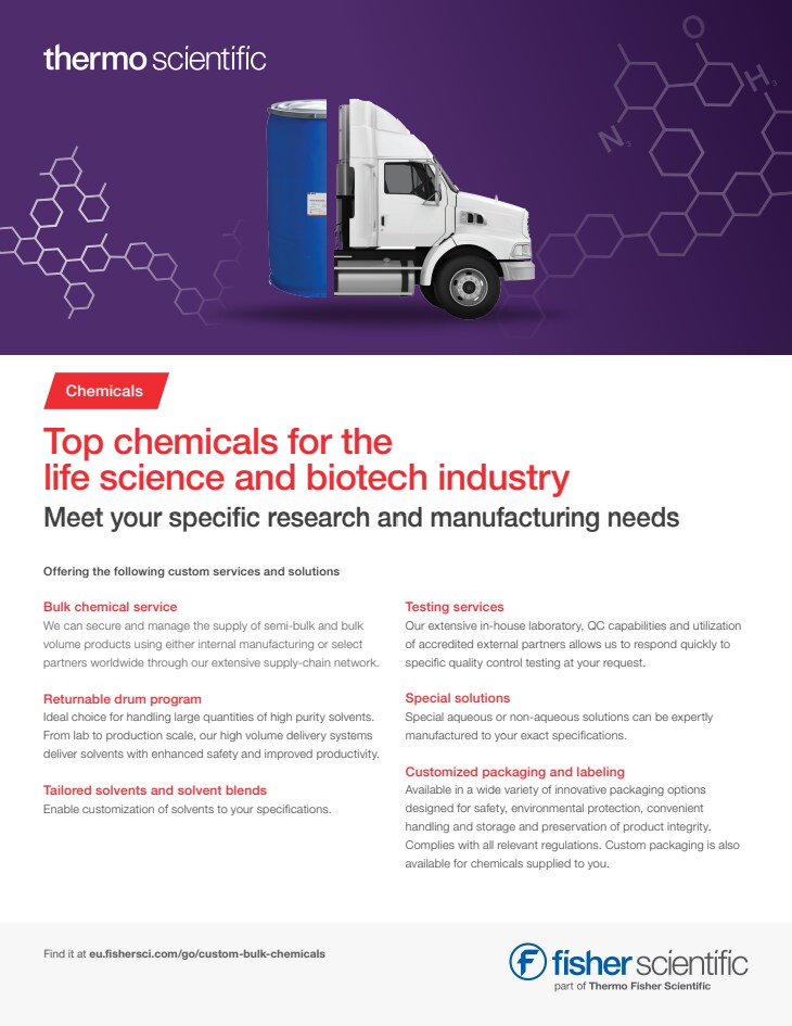 Life Sciences and Biotech Chemicals