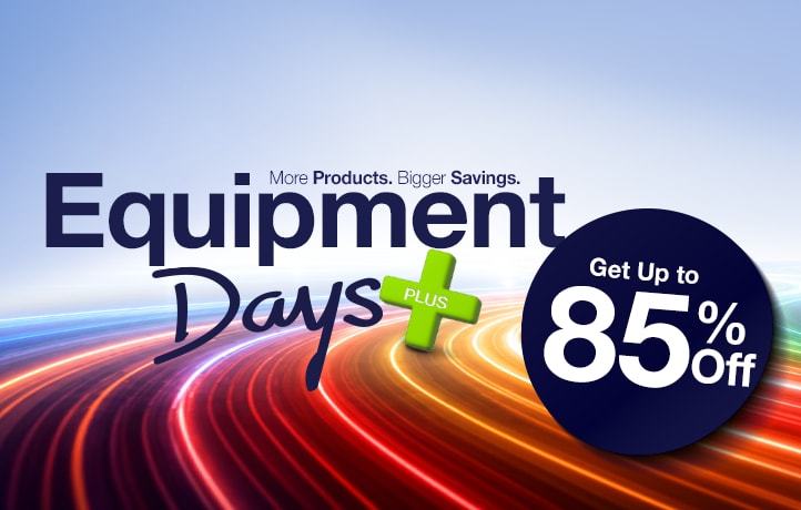 Shop our Equipment Days sale for more products and bigger savings.