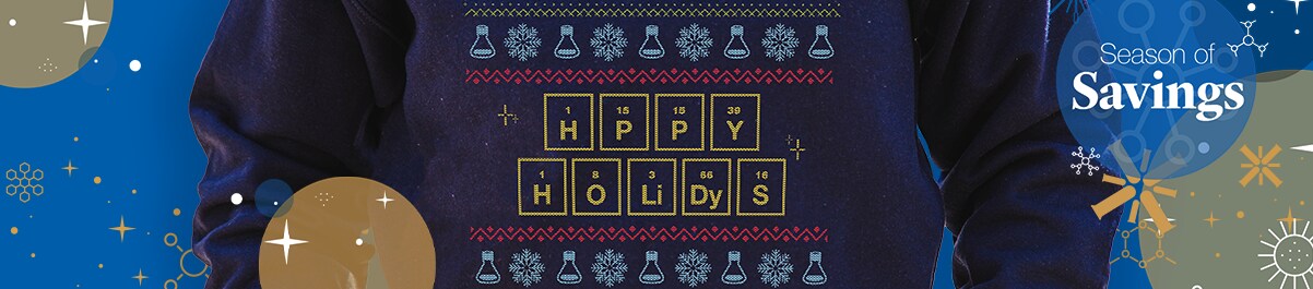 Fisher Scientific holiday sweatshirt 