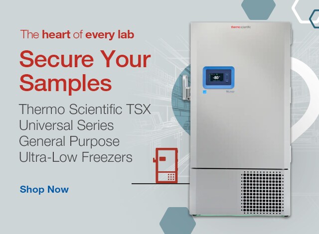 Help ensure the security of your samples with the Thermo Scientific TSX Universal Series General Purpose Ultra-Low Freezers.