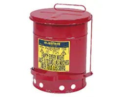 Entsorgungsbehälter für entzündbare Stoffe