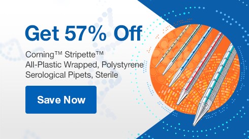 Corning Stripette All-Plastic Wrapped, Polystyrene Serological Pipets, Sterile