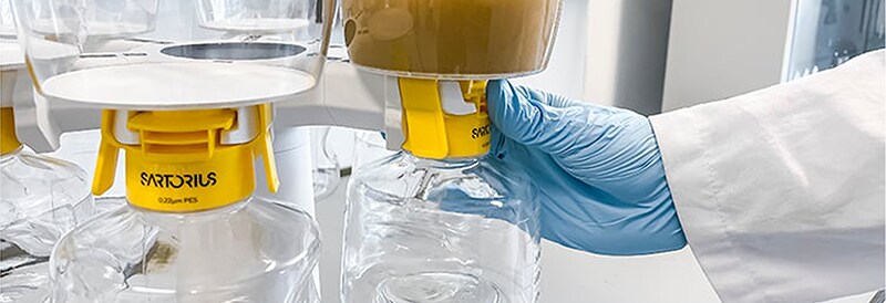 Récolte et clarification à l’échelle du laboratoire de vecteurs lentiviraux à l’aide des systèmes de filtration Sartoclear Dynamics Lab