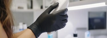 Black Glove in Lab
