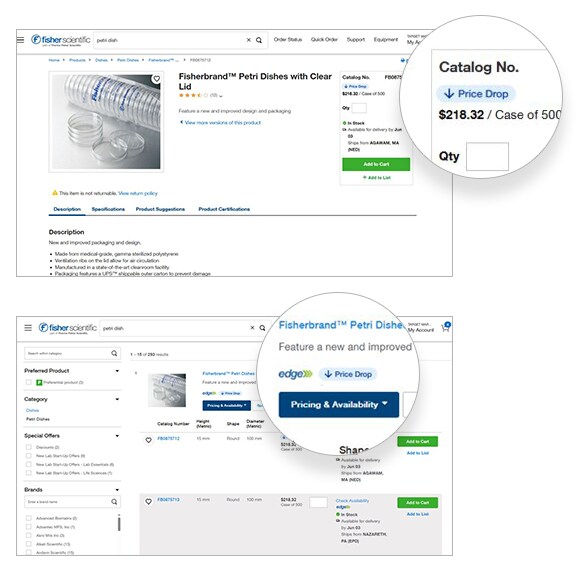 Your new lower prices are marked by the Price Drop icon sitewide. Your new lower prices are marked by the Price Drop icon sitewide.
