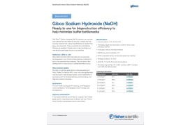 Gibco Sodium Hydroxide Spec Sheet Gibco Sodium Hydroxide Spec Sheet