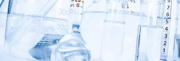 Beakers and flasks for chemistry